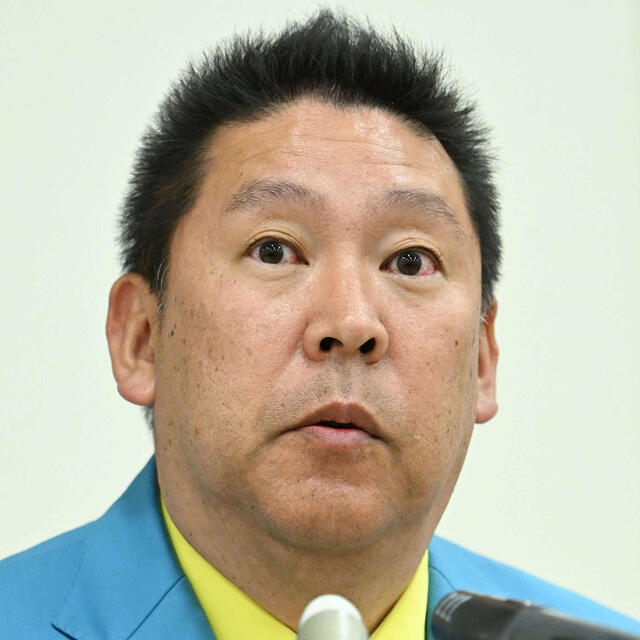 【Ｎ党】立花孝志氏「早く政治家をやめたい。こわい」　大阪岸和田市長選の討論会で吐露